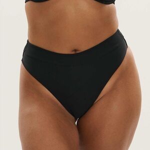 RAQ High Leg Brief - Black